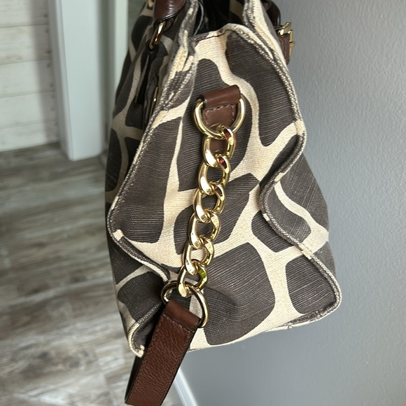 Michael kors giraffe print hand bag - Picture 5 of 7